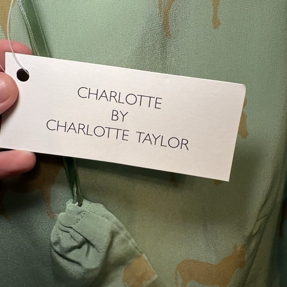 Charlotte by Charolette Taylor Dress Size 10 Silk Donkey ASO Pretty Little Liars - Picture 6 of 16